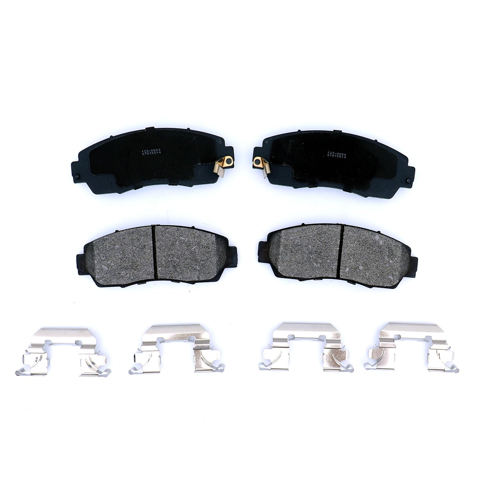 HICKS Front Brake Pad Set Compatible with 2005-2010 Honda Odyssey