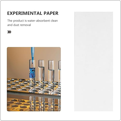 Miniatura 5 de 500pcs papel de filtro cuantitativo de cromatografía tiras de papel de limpieza de laboratorio para laboratorios de química aula