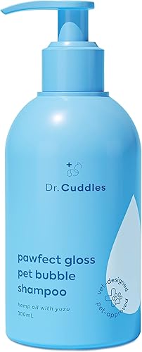Dr. Cuddles Champú calmante para perros  Champú natural diseñado por veterinarios para gatos, perros y mascotas  pH equilibrado e hipoalergénico