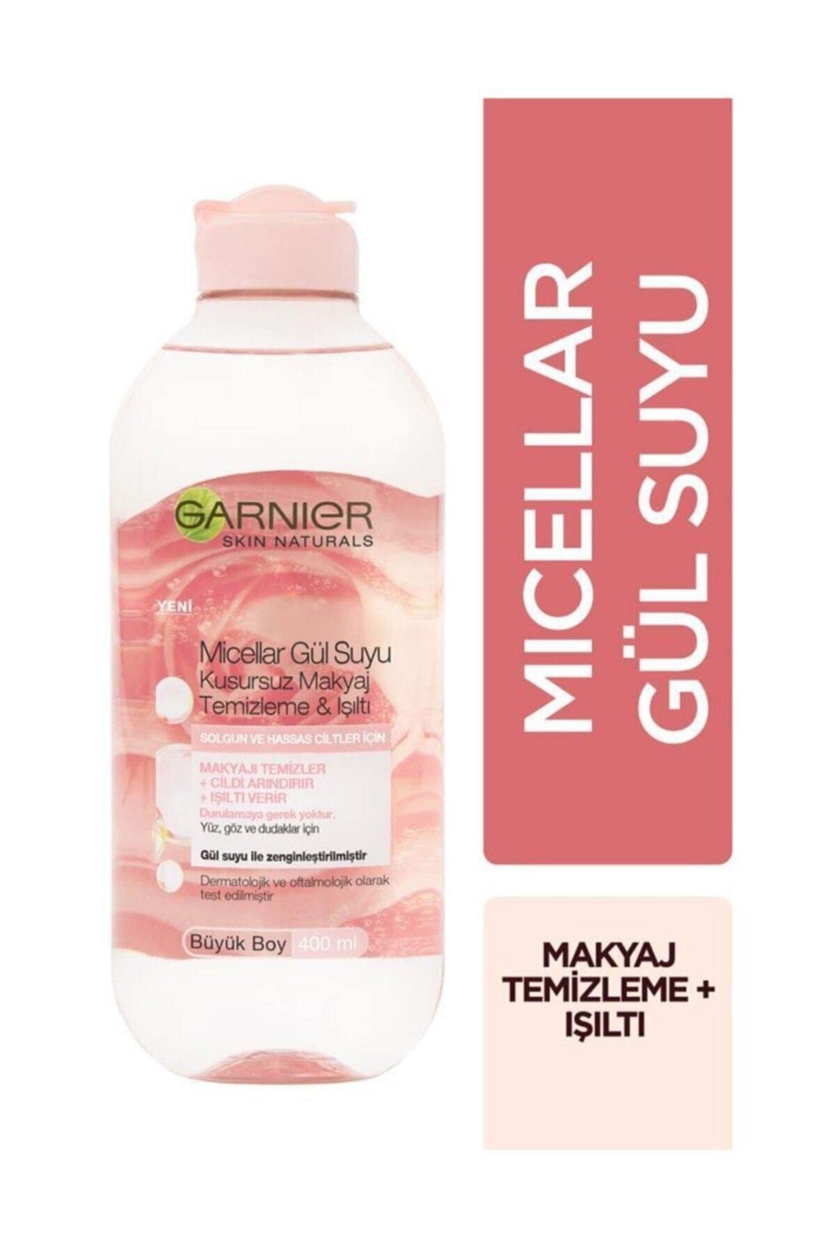 Garnier Micellar Gül Suyu Kusursuz Makyaj Temizleme & Işıltı (400 ml)