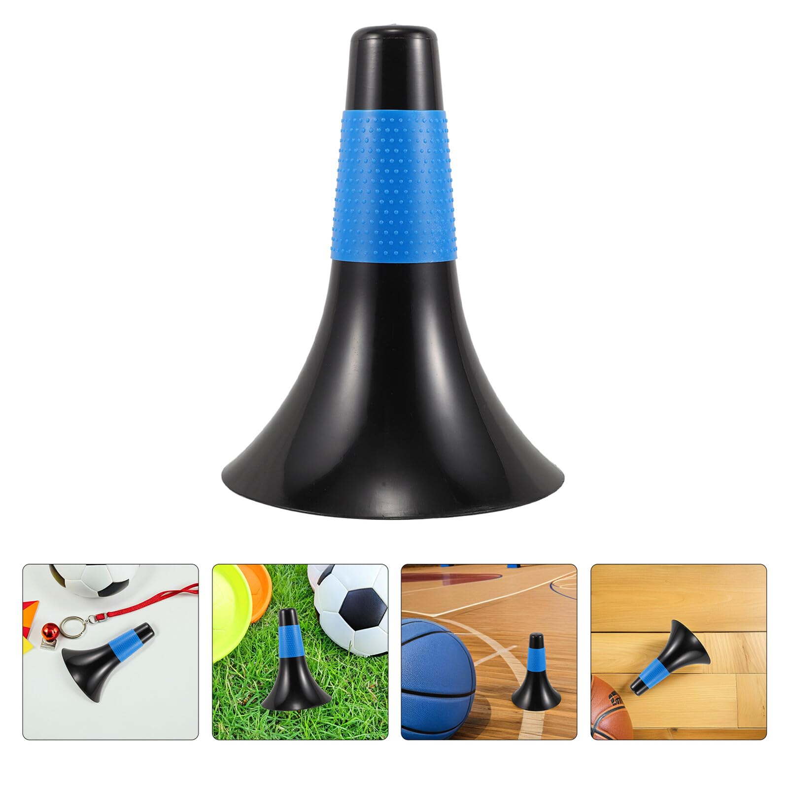 Mikinona Coni per Allenamento Sportivo in Plastico 5pezzi, Indicatori di visibilità per Allenamento Calcio e Sport, Coni di Guida Versatili per Allenatori e Atleti