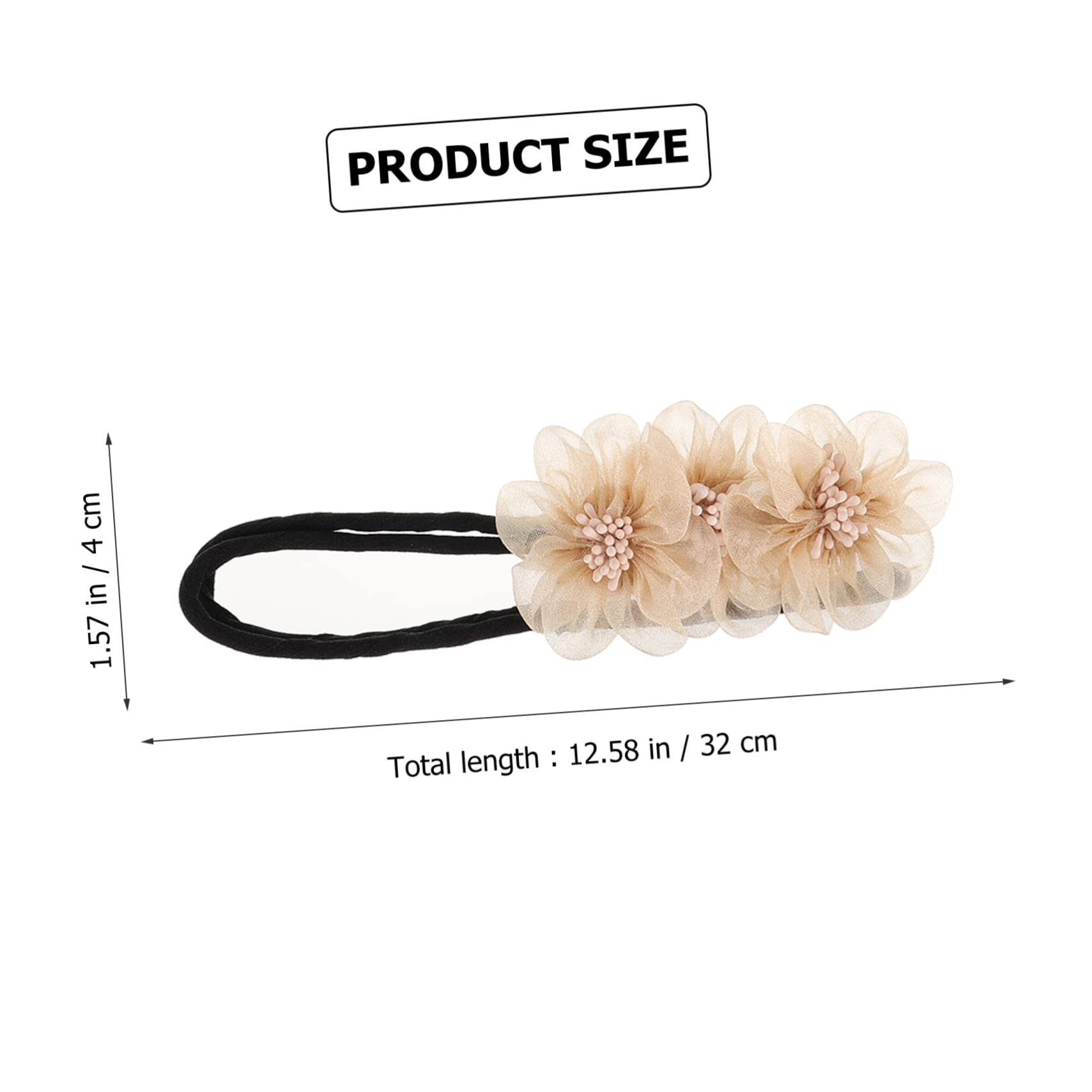 DOITOOL 12stücke Teiliges Blumen Haarknoten-maker Für Frisuren Flexibles Haarschmuck Zubehör Für Mädchen Hautfreundlich Und Haltbar Für Feste Und Anlässe