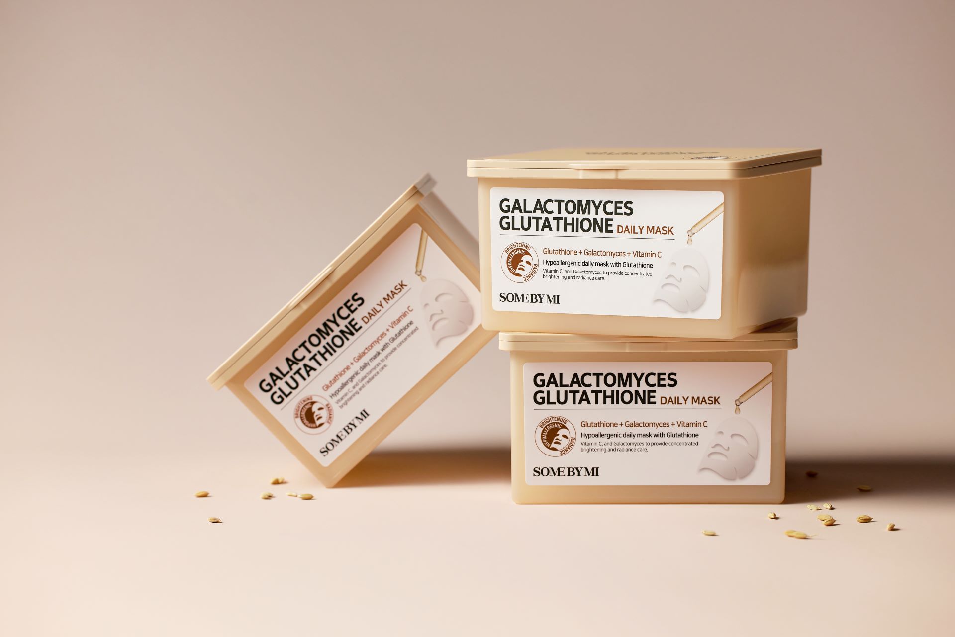 galactomyces glutathione daily mask SOME BY MI Galactomyces Glutathione Daily Mask - 30 Sheets, 11.8Oz -  Vitamin C Vegan Face Sheet Mask for Skin Brightening Routine