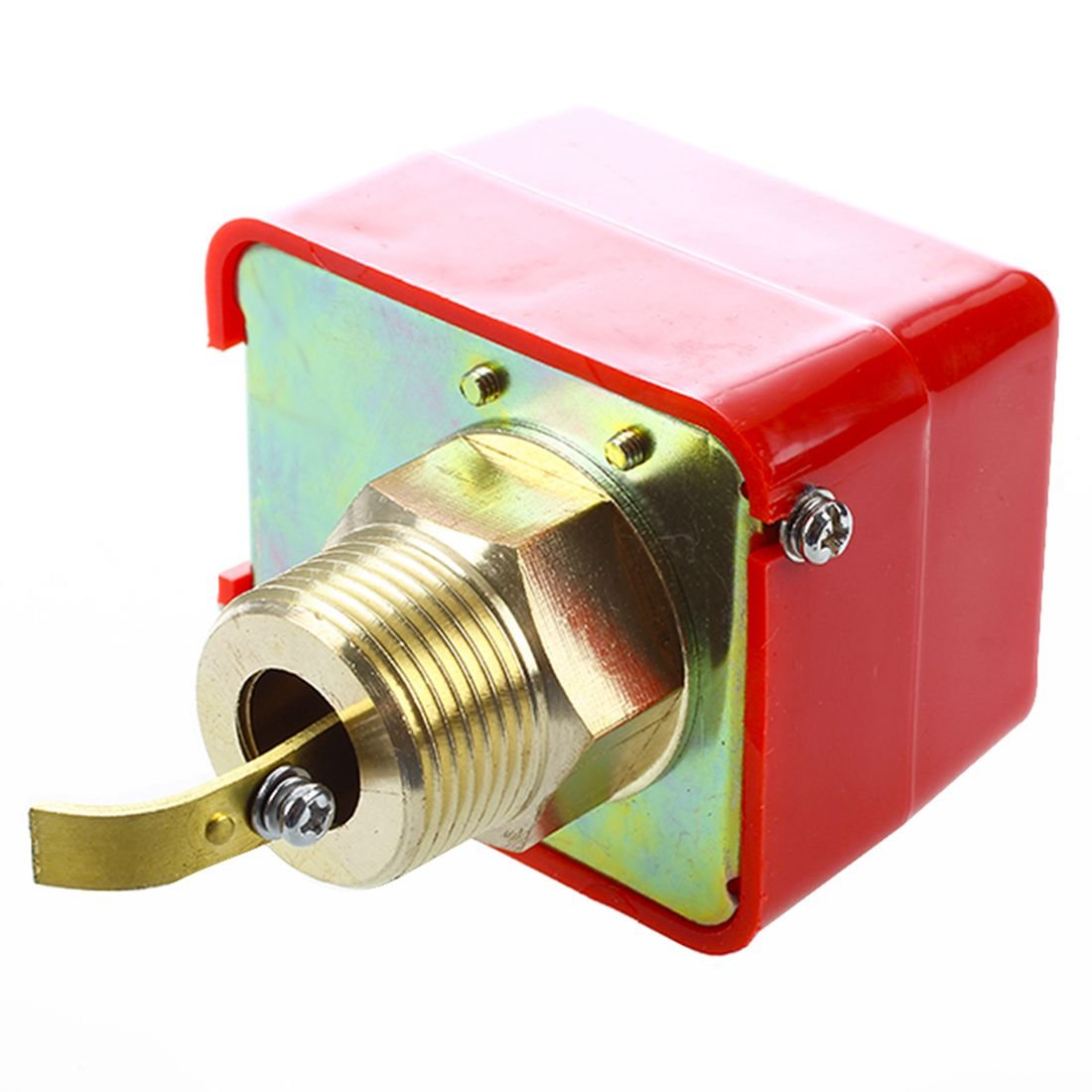 Wxhn Red Ac 220V 15A Male Thread Spdt Water Paddle Flow Switch -25 Size 3.5