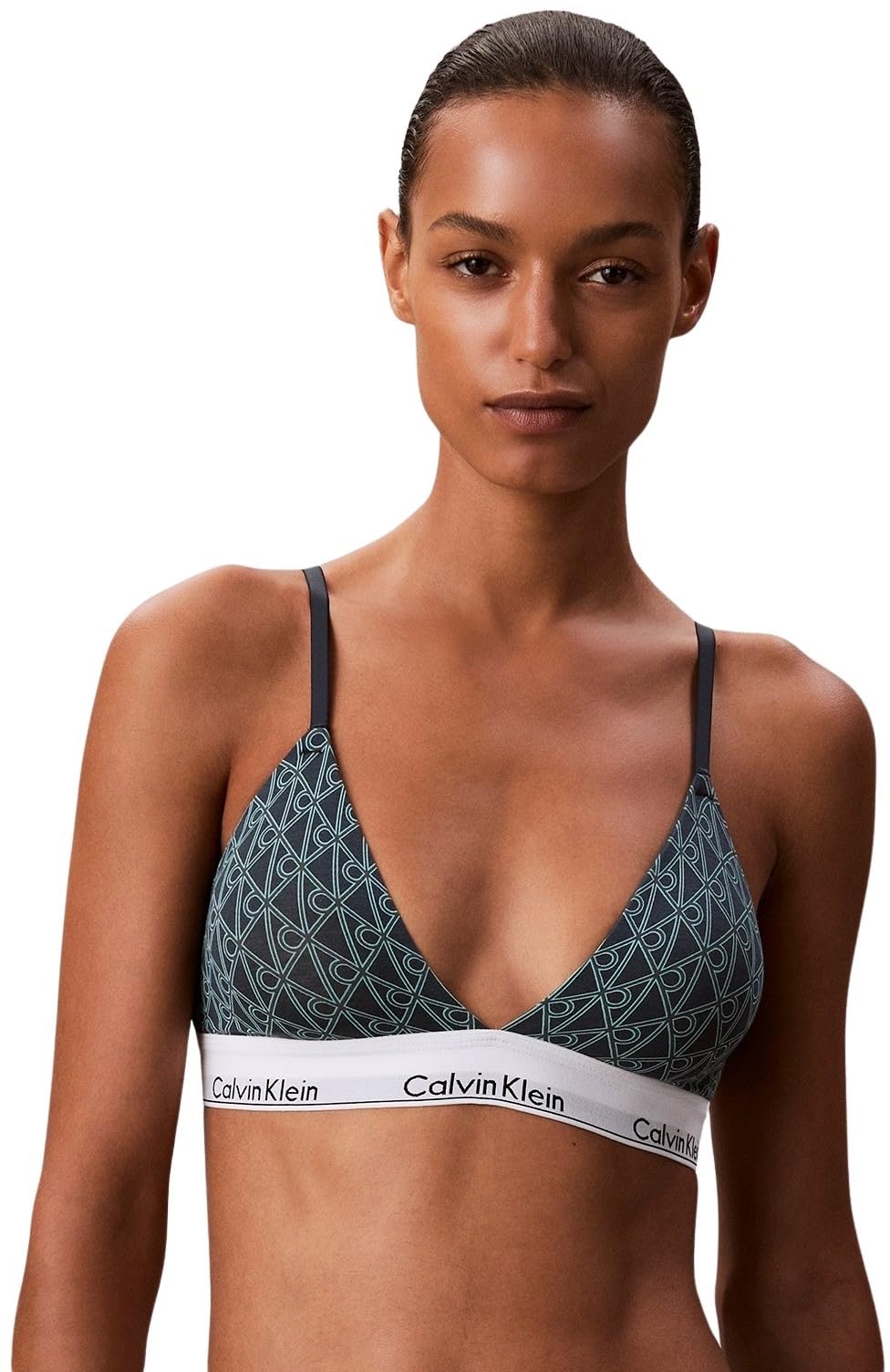Calvin Klein Damen Triangel BH Lightly Lined mit Logobund
