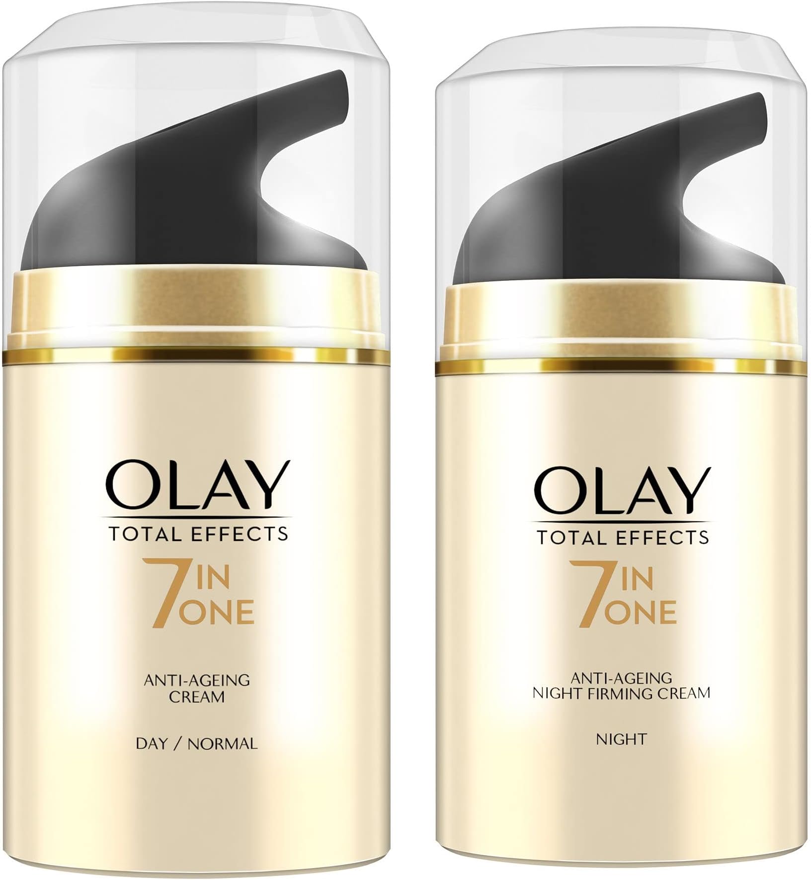 Total Effects 7 in 1 Anti-Ageing Face Moisturizer for Women, Vitamin B3 & E, 50g | Hydrates, Evens Skin Tone & Reduces Fine Lines (50g, combo)