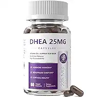 iMATCHME Women's DHEA 25mg Supplement with Vitamin D3 & Slippery Elm – Daily Hormone Support for Energy, Mood, Immune & Healthy Aging – Gentle Balance Formula, Vegan Capsules, 60 Count