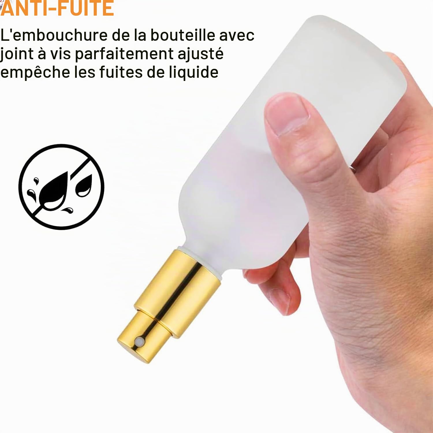 MALLOOM 100 ml Flacon Vaporisateur Vide Verre,20 Pièces flacons spray vide de voyage rechargeables et réutilisables pour les huiles essentielles,les cheveux,les parfums et le nettoyage (Jaune, blanc)