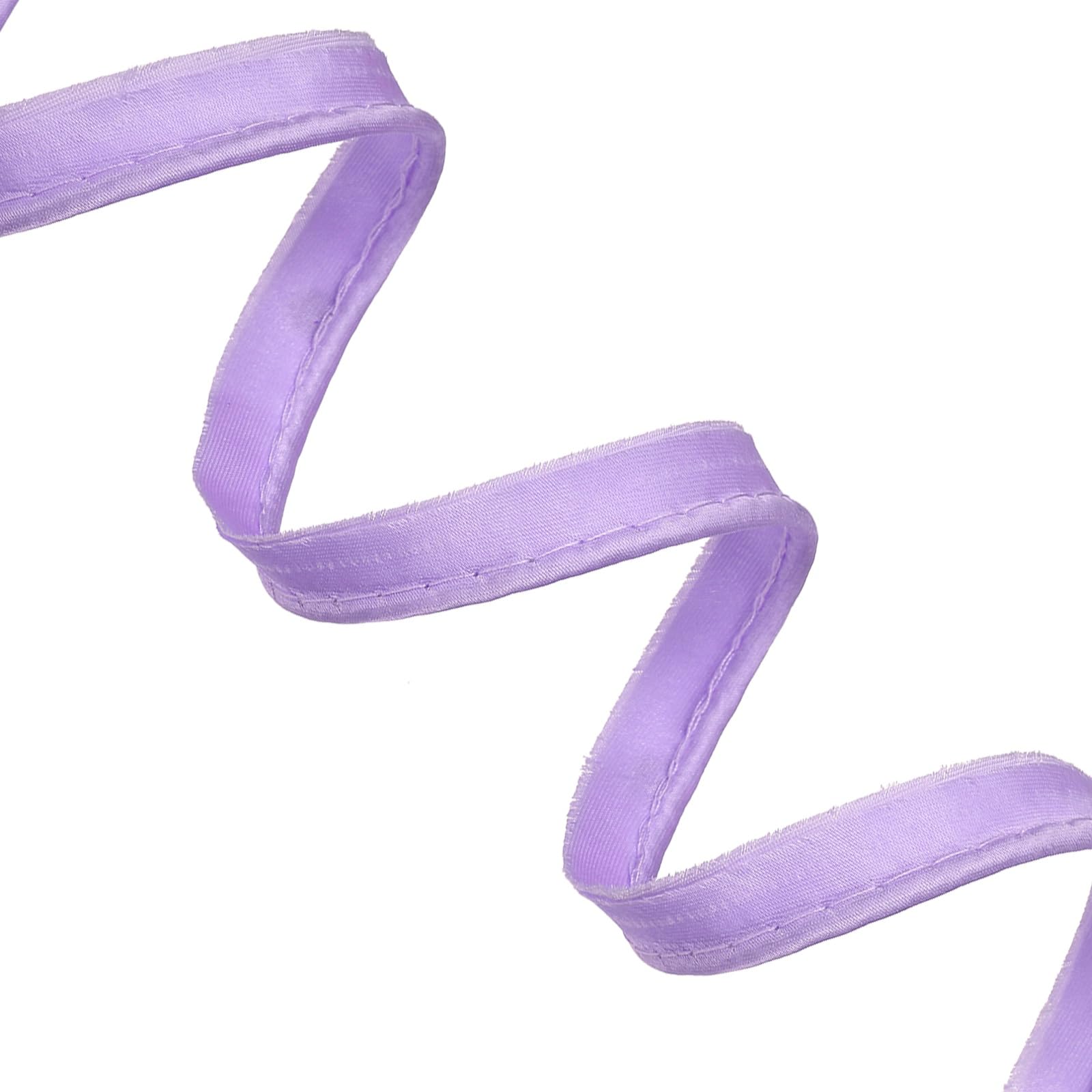 sourcing map Piping Bias Tape 1/2 Inch 11 Yards / 10m Piping Trim with Cotton Core Lip Cord Trim for Sewing Binding Hemming Cushions DIY Decor Crafts, Purple — image 1
