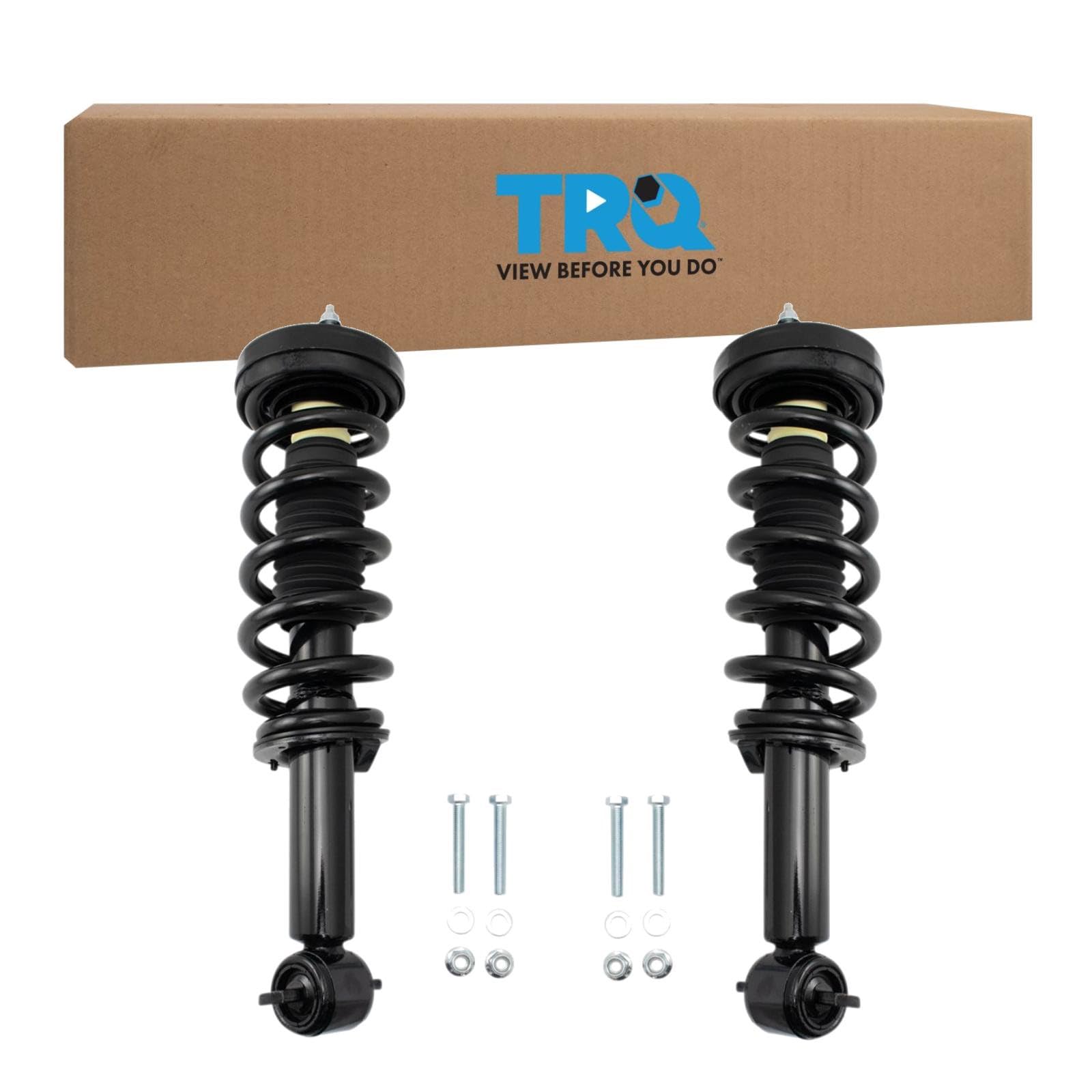 TRQ 2pc Front Shock &amp; Spring Assembly Set LH &amp; RH Sides for Expedition Navigator