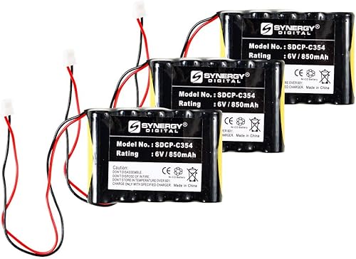 Synergy Digital Energizer P7501 - Batería inalámbrica para teléfono incluye: 3 baterías SDCP-C354