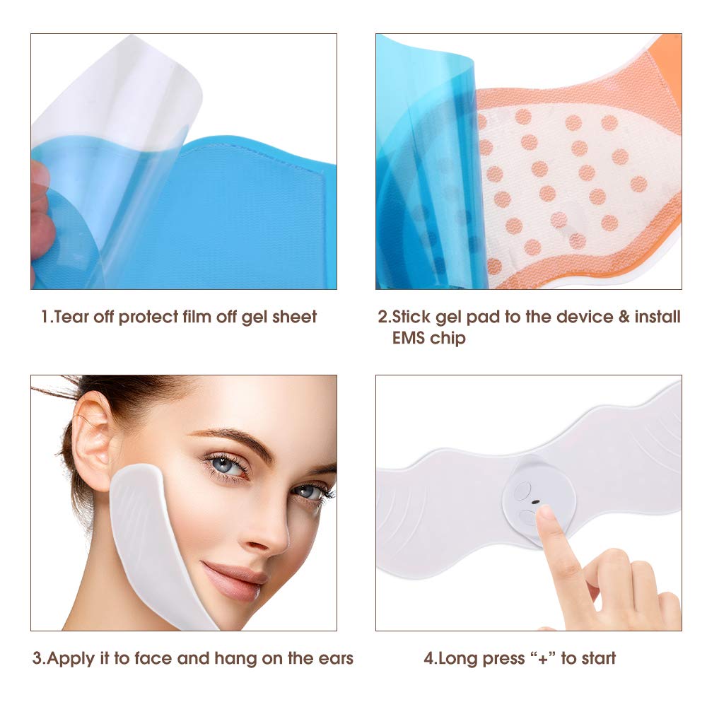 Buy Electric Facial Slimming Lifting Massage Pad, Double Chin Removal V