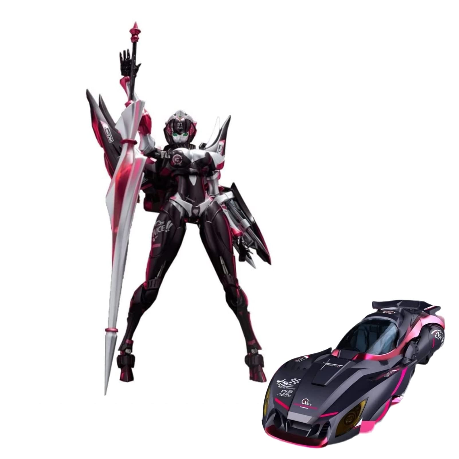 Transformer Toys Mooka Action Figure EX-01 Nicee Arcee G1 Anime Character Robot Model Gifts KO Versi