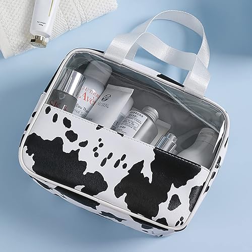 Miniatura 3 de IMCUZUR Neceser de viaje para mujer, bolsa de maquillaje, organizador de cosméticos, bolsa de viaje para accesorios y artículos de tocador, Patrón
