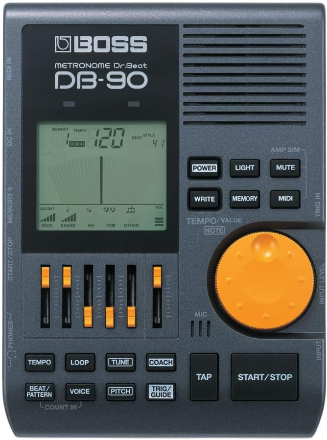 BOSS DB-90 Dr. Beat Portable Metronome (DB-90), BLACK