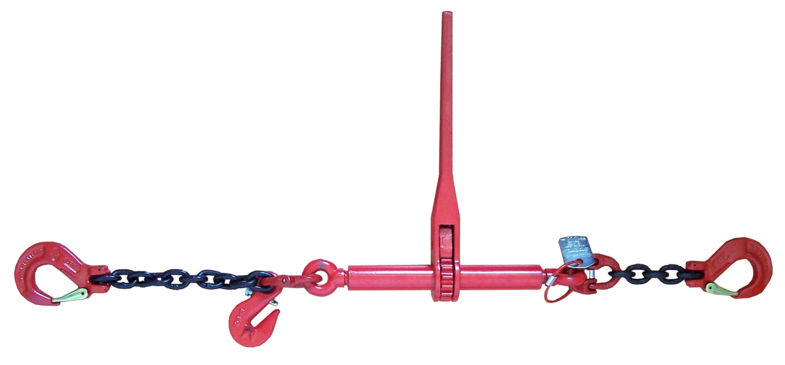 SHZ Zurrkette Spannkette Ratschenspanner Zurrketten 1-teilig Länge 2,5m einteilig 8mm 4000 daN 40kN 4000kg (ZK1-8) (2,5)