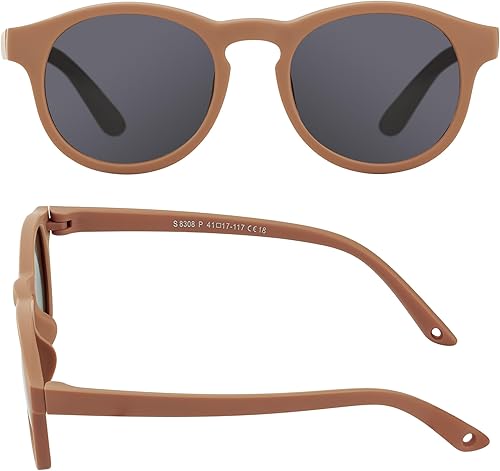 Miniatura 4 de Gafas de sol para bebé con correa polarizadas flexibles UV400 para bebés niños y niñas de 0 a 24 meses