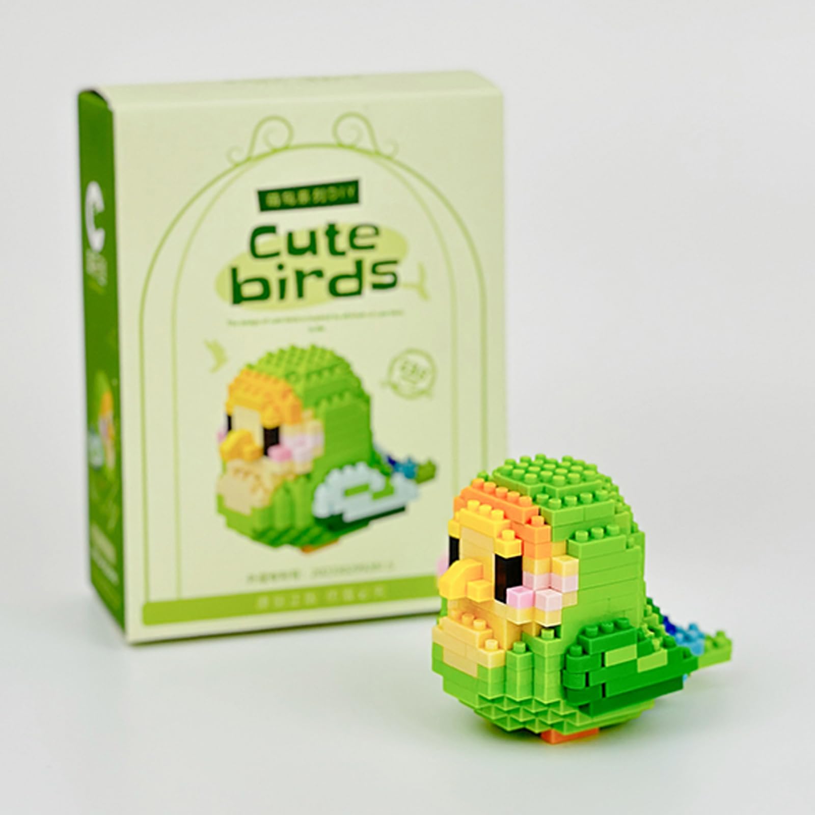 Amazon.co.jp: 鳥 積み木 大人用 ミニビルディングブロック 鳥の