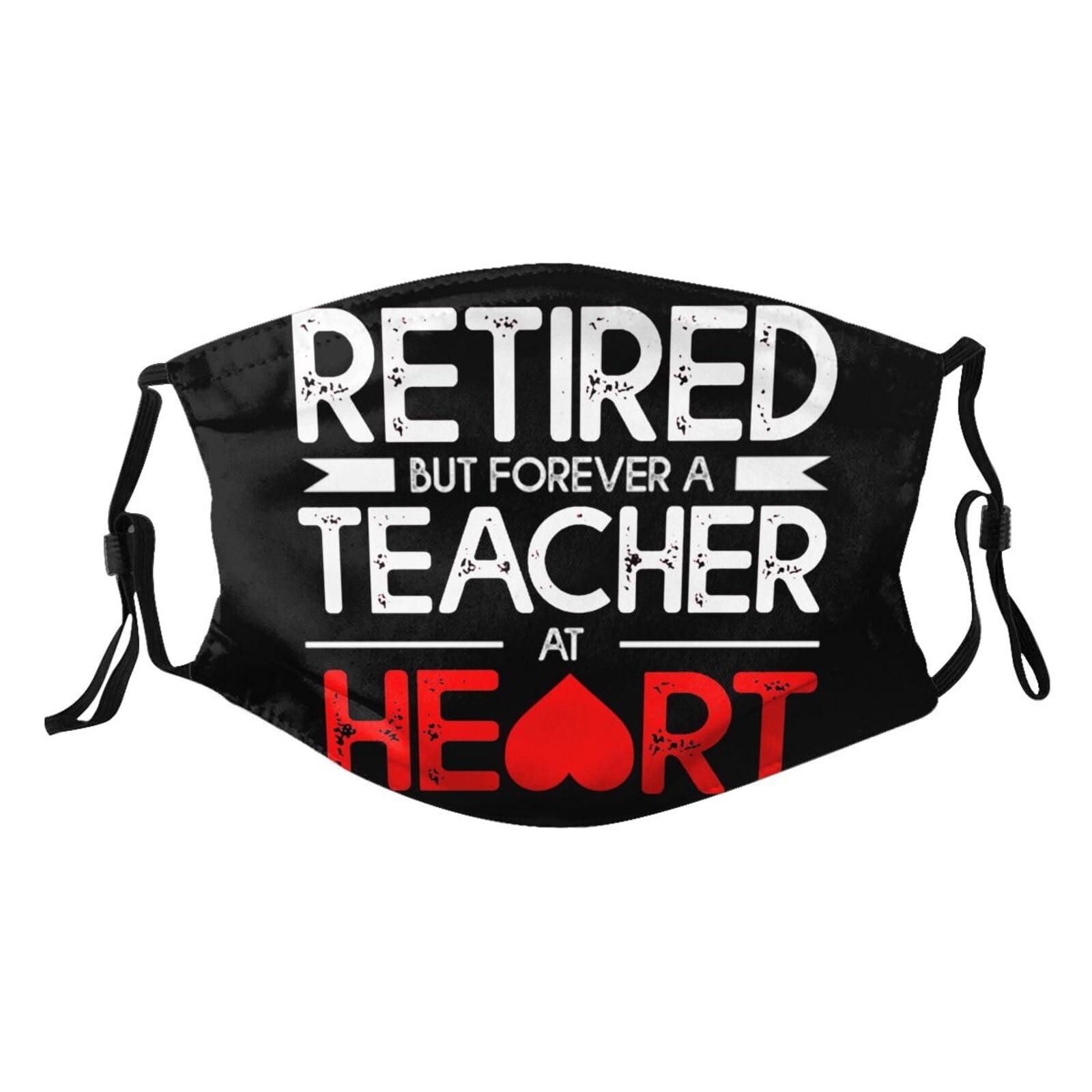 Retired Teacher 2023 Adult Dust Mask Adjustable Dust Face with 2 Filter98