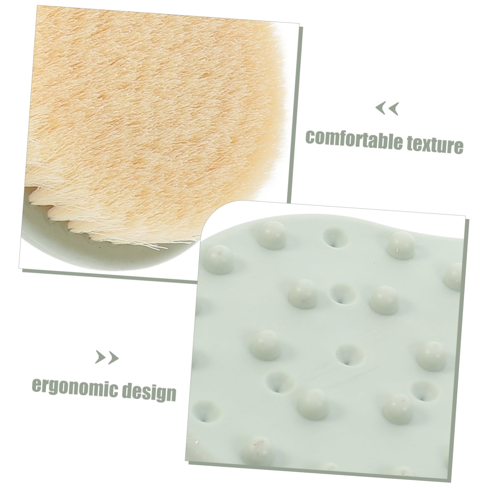 minkissy 5 Pezzi Spazzola Esfoliante Per La Schiena Spazzola Per La Schiena Da Doccia Spazzola Per Lo Scrub Del Corpo Con Manico Retrattile Per Uomo Fornitura Di Prodotti Da Bagno Sicuri