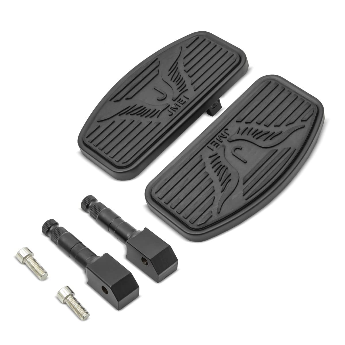 Plataformas Delanteras universales Compatible para Motos Custom estriberas piloto FB2 Negro