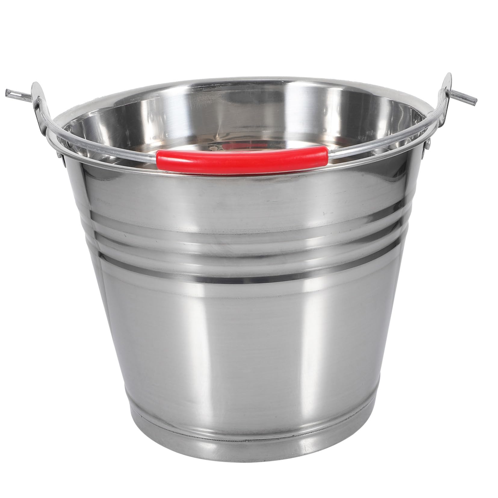 Seau à lait 5 L en acier inoxydable Healvian avec poignée pour traite en pâturage