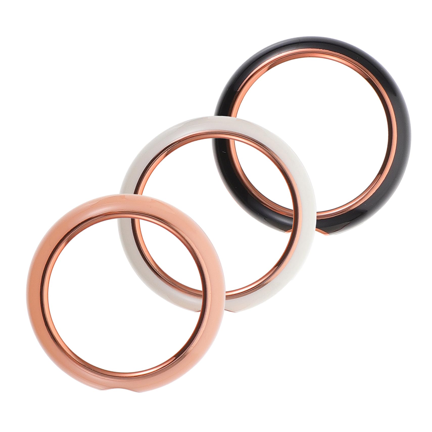 OSALADI 15pièces Coque De Pour Montre De Noir Rose Blanc Étui Aux Chocs Et Anti-rayures Pour Montre Connectée