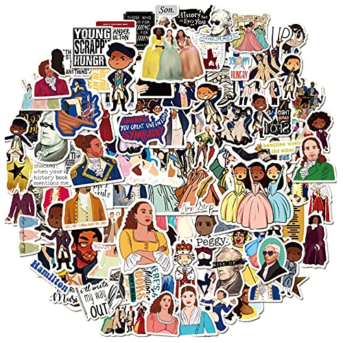 102PCS Musical Stickers Music Show Vinyl for Bed Bike Screen Bag Pencil Case Decorations Funny Art Prints