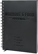Nextnoid Hardcover Fitness & Food Journal - Nutrition & Workout Planner for Men & Women - A5(5.7" x 8.3") Sturdy Workout Log Book to Track Diet, Gym & Home Workouts