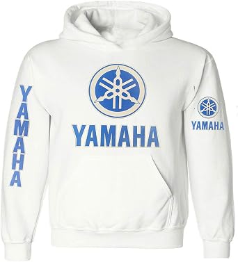 Yamaha Sudadera con capucha blanca para motocicleta Yamaha YZ 80 85 125 250  450 R1 R6 FZR – Yamaha Sudadera con capucha - Blanco - Small : Amazon.es:  Coche y moto
