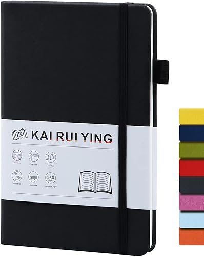 KaiRuiYing Cuaderno de diario con soporte para bolígrafo, cuadernos A5 para trabajoescritura, cuaderno de rayas universitarias para la escuela, disponible en Yaxa Venezuela