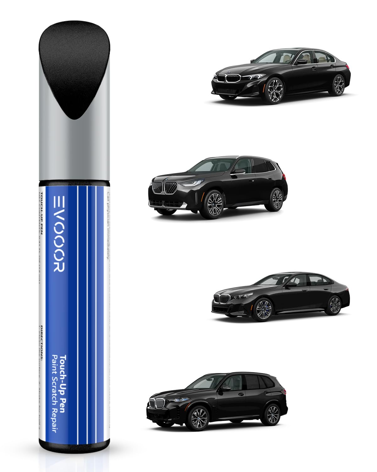 Touch Up Paint For BMW, Automotive Black Car Paint Pen Scratch Repair (Fluid Black(668))