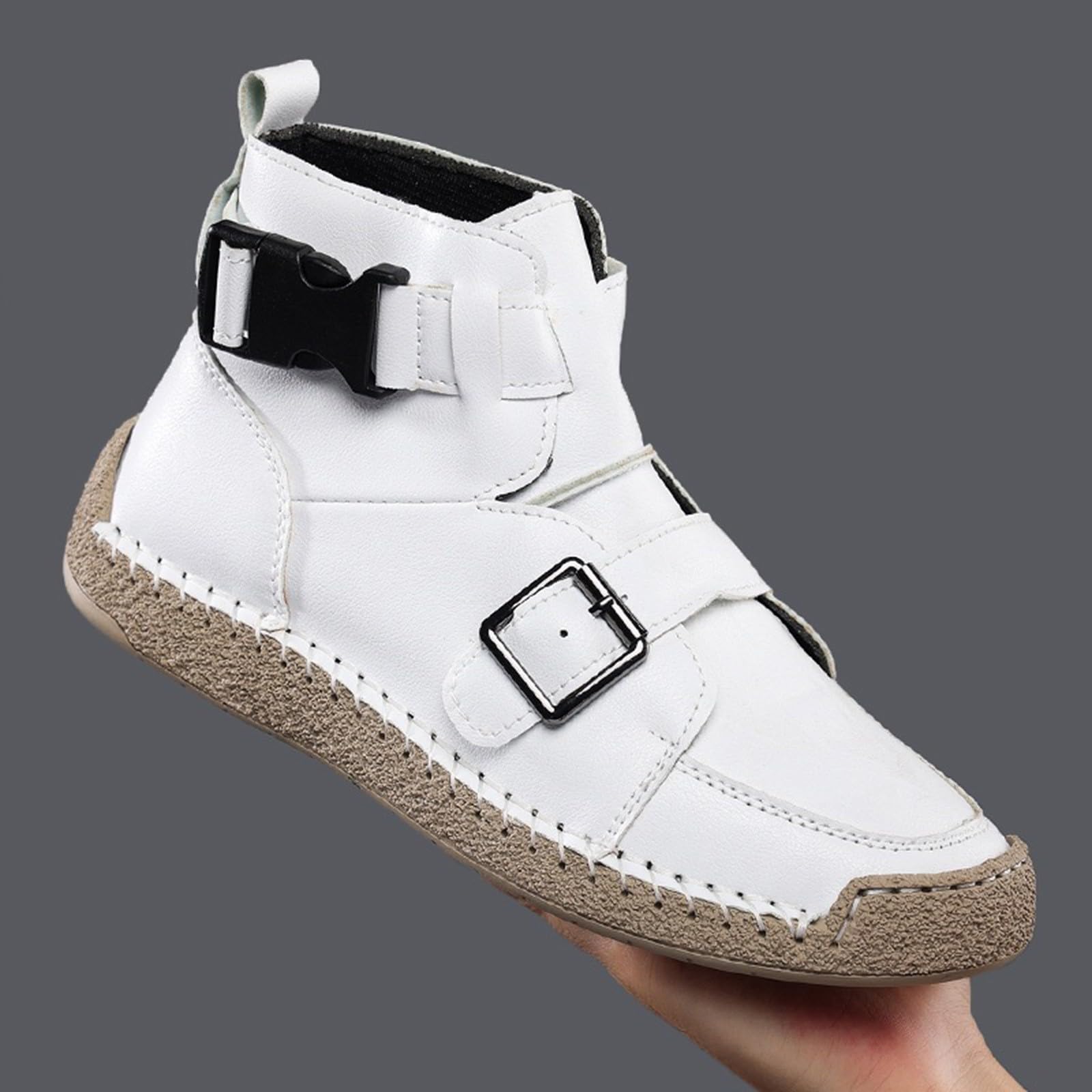 Scarpe da ginnastica da donna casual da passeggio stile a piedi nudi leggere traspiranti larghe calzature per tutti i giorni arancione