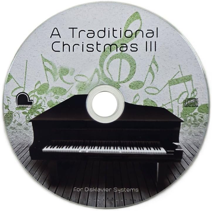 A Traditional Christmas III - Holiday Music compatible with Yamaha Disklavier systems on 3.5" 2DD 720k Floppy Disk image 5