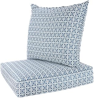 12 Outdoor Brick Wall Decor Ideas for Textured Outdoor Style 131 Outdoor/Indoor 24Lx24W Chair Cushion Set, All Weather Spring/Summer Deep...