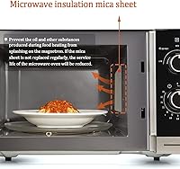 Vista 5 de 5 piezas de horno de microondas, cubierta universal para guía de ondas, hoja de mica, horno de microondas, pieza de reparación para cocina, hogar