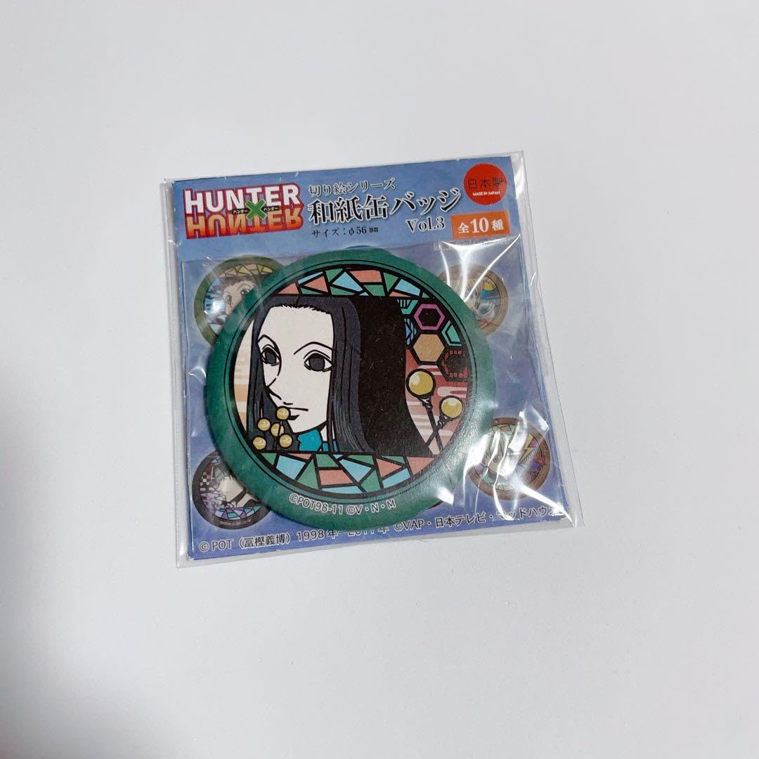 HUNTER × HUNTER 和紙缶バッジ vol.3 10個セット