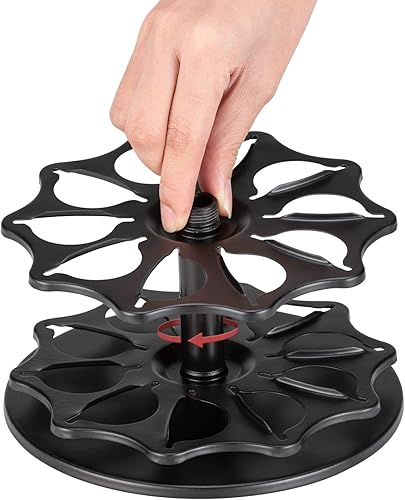 Miniatura 6 de FlagShip Soporte para cápsulas de café de 3 niveles para soporte de cápsulas Vertuo de metal, instalación de bricolaje, pequeño para soporte de