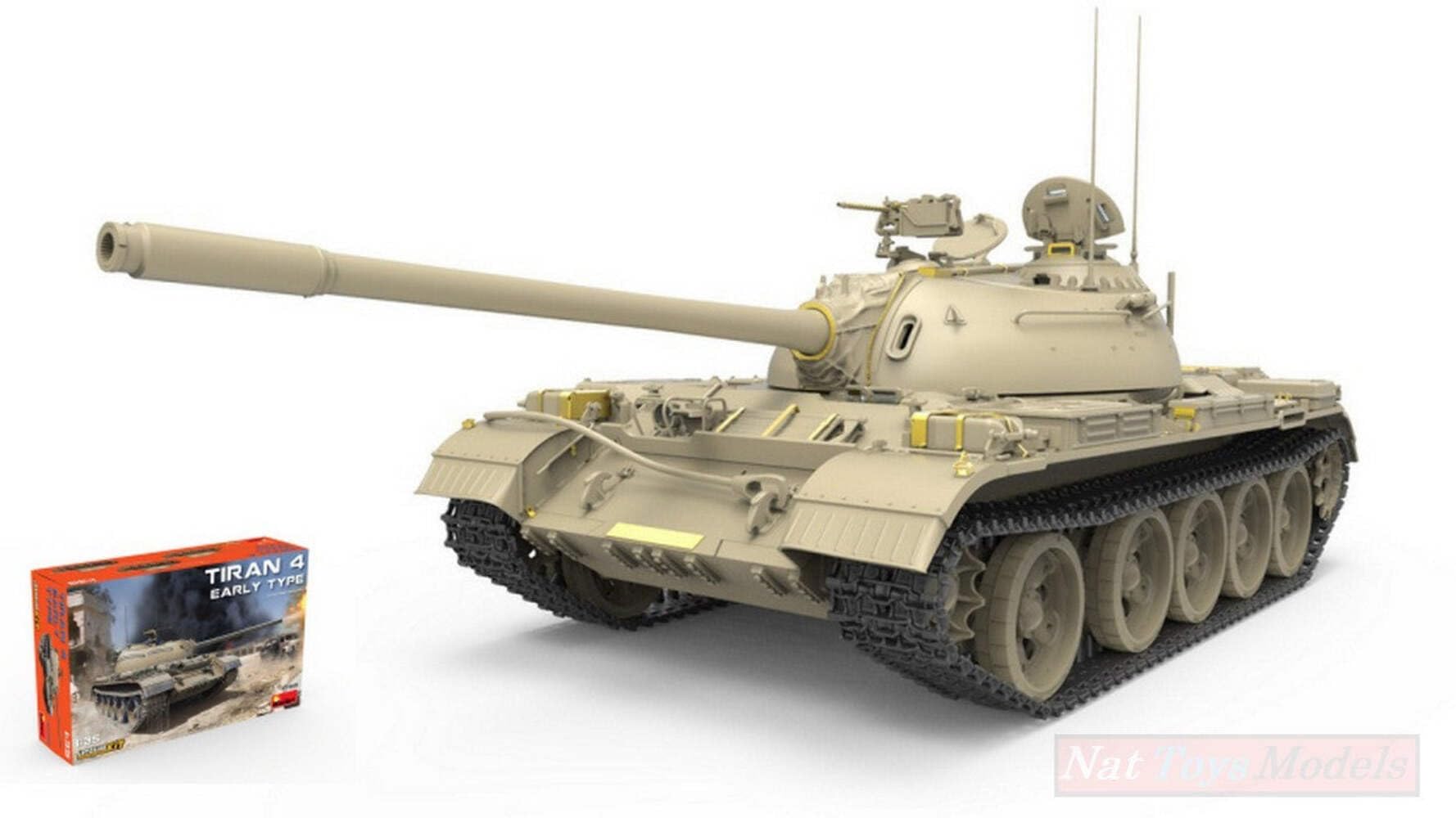 MiniArt Kit da Montare in Scala Compatibile con TIRAN 4 Early Type Interior Kit 1:35 MIN37010