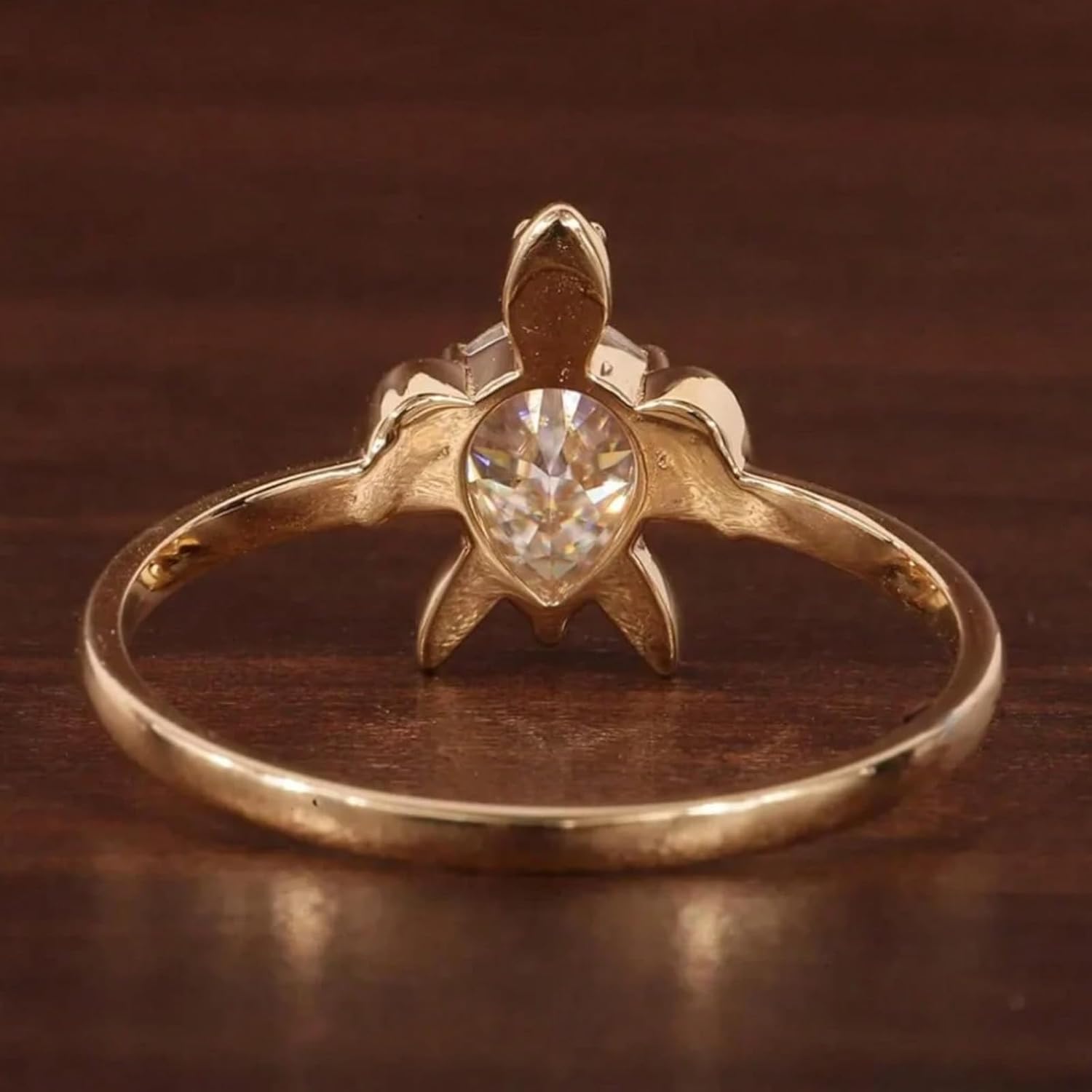 Turtle Ring for Women Gold Turtle Rings Statement Boho Fashion Rings Accessories Beach Jewelry for Women Birthday Gifts - Image 5