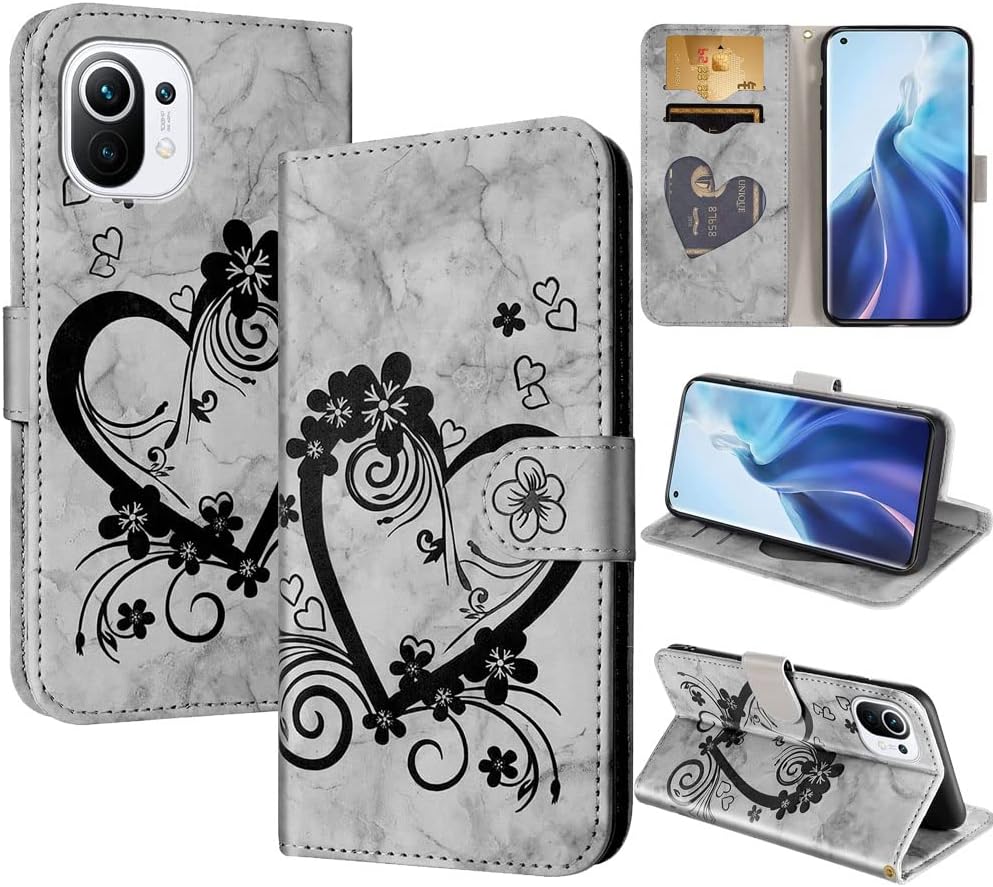 MOJIA Flip Case Compatible With Xiaomi 11 Lite (5G/4G/NE