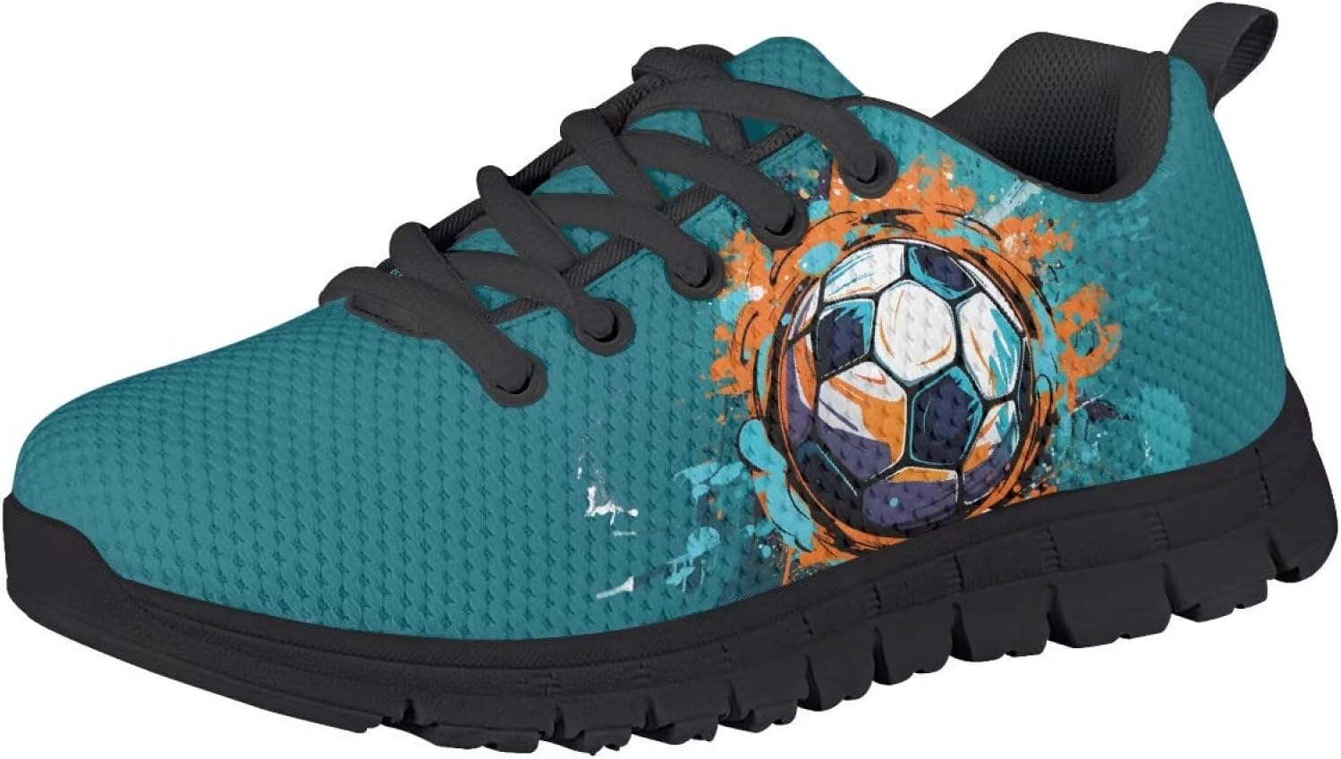 Kids Indoor Soccer Shoes Boys Running Shoes Non Slip Breathable