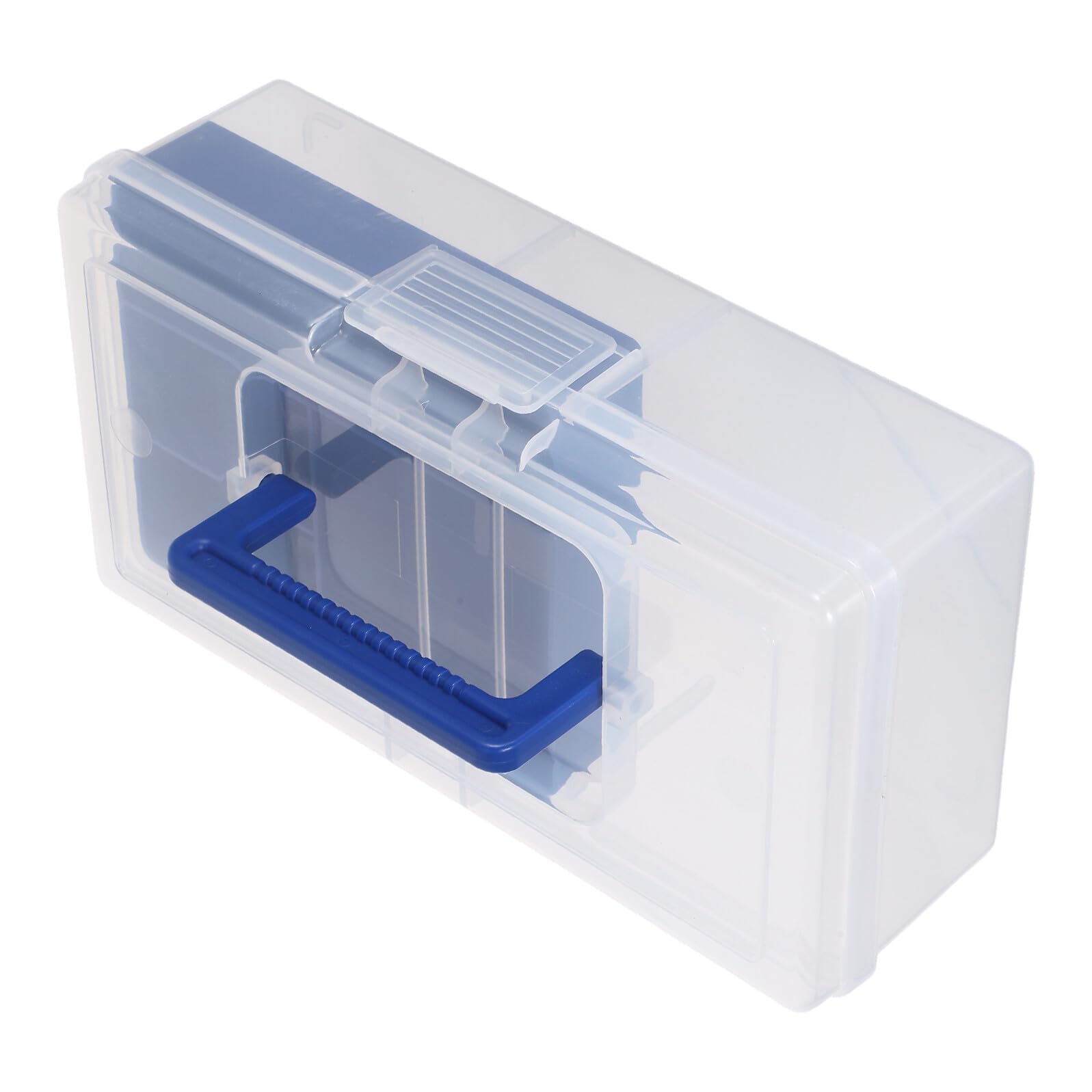 Boîte de rangement plastique transparent couture et boîtier accessoires