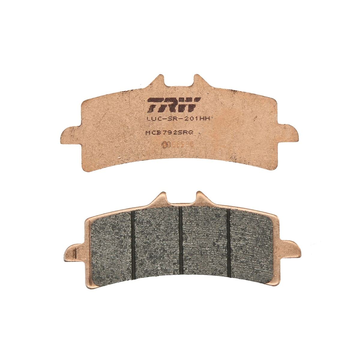 TRW MCB792SRQ Plaquette De Frein - Épaisseur 8,1mm - Hauteur 41,9mm - Longueur 102,2mm - Montage BREMBO