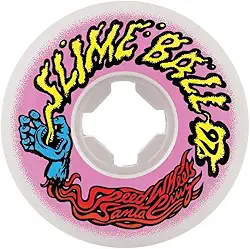Slime Balls Rodas de skate Vomit mini brancas 97a spray manual de 56 mm