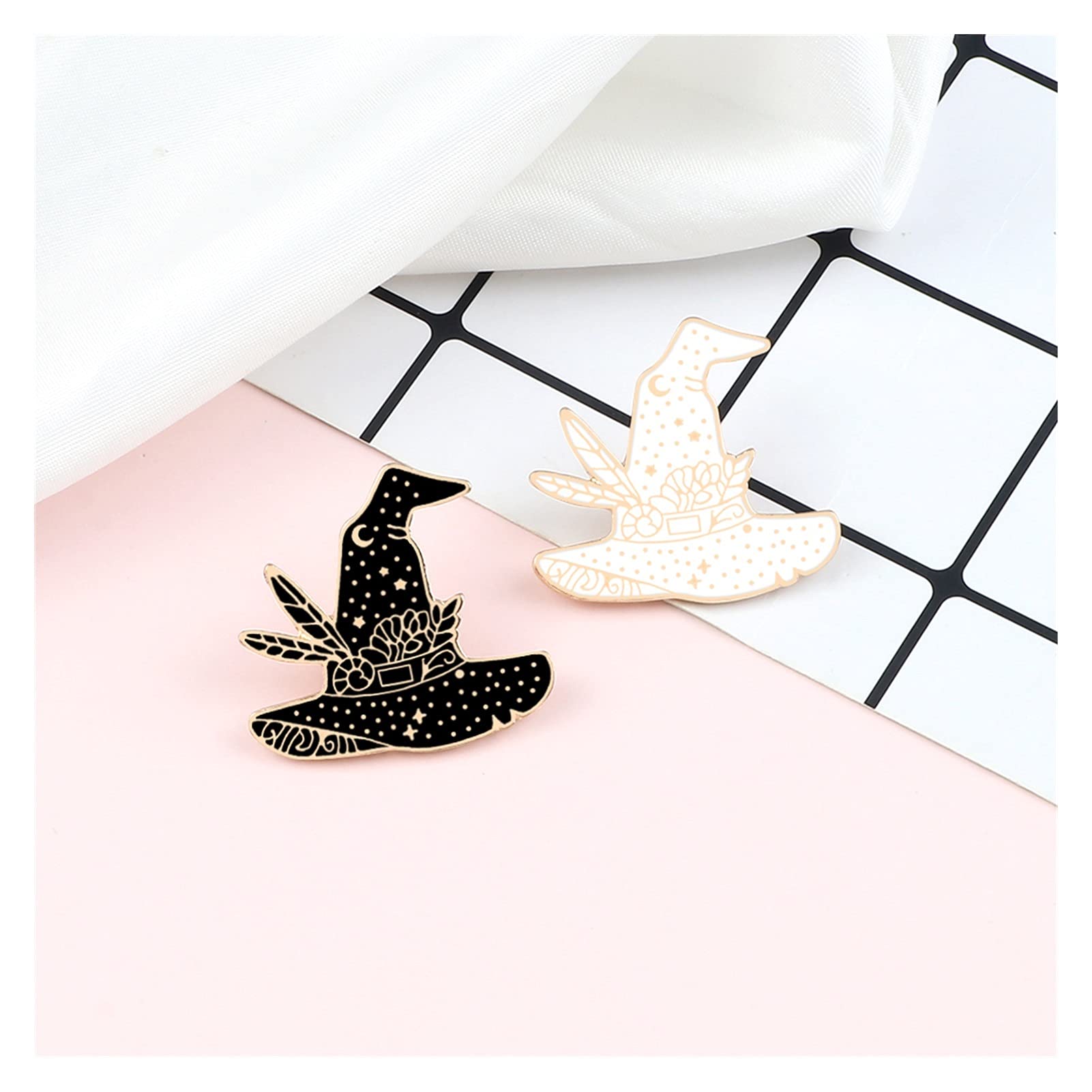 Ymiko 5 Pcs Chapeau Épingles À Cheveux, Mini Chapeau De Sorcière Barrettes Pour Halloween, Nouvel An, Noël, Vacances, Cosplay, Carnaval, Théâtre