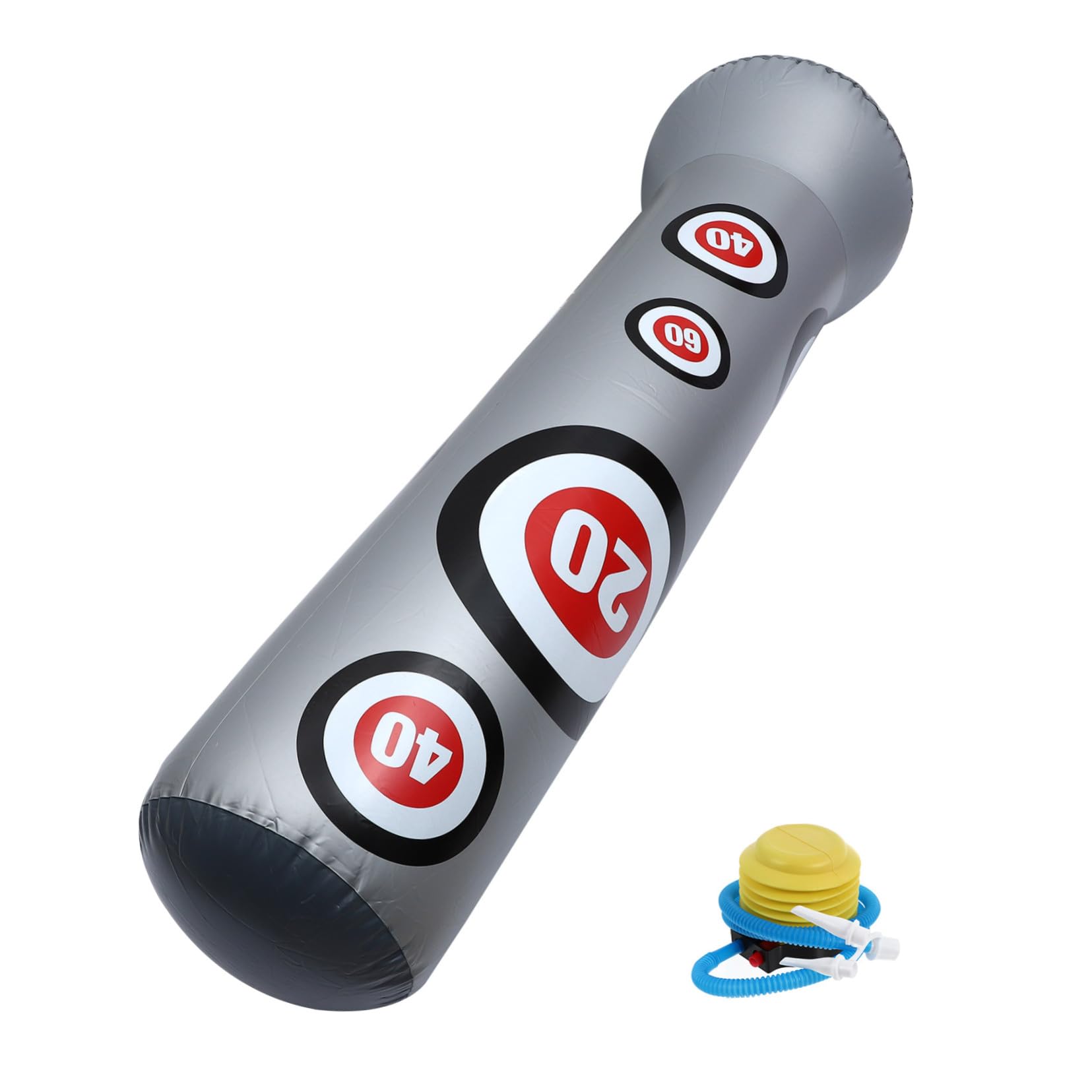 Hemobllo Renforce PVC Boxe Gonflable Adultes 1,6m en Colonne Couleur Protection Impacts Muscles Aléatoire et Garçon et Filles Maison Bureau
