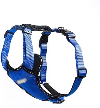 Amazon Yunriya 犬ハーネス付きフロントクリップ トレイルランニング ウォーキング ハイキング 終日着用いいえより 抓みについては中 大型犬を引っ張ります Color Blue Size M Yunriya ハーネス 通販