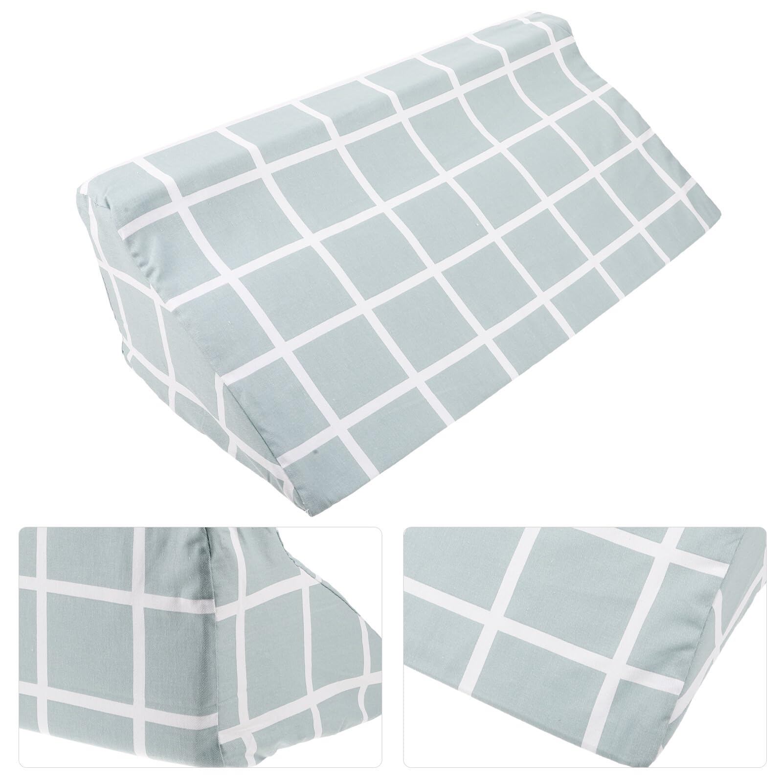 ifundom Almohada para Mejorar la Circulación de Cuña Triangular para Cama Espuma de Alta Densidad y Algodón, Cojín Multifuncional Hogar y Hospital para Personas Mayores