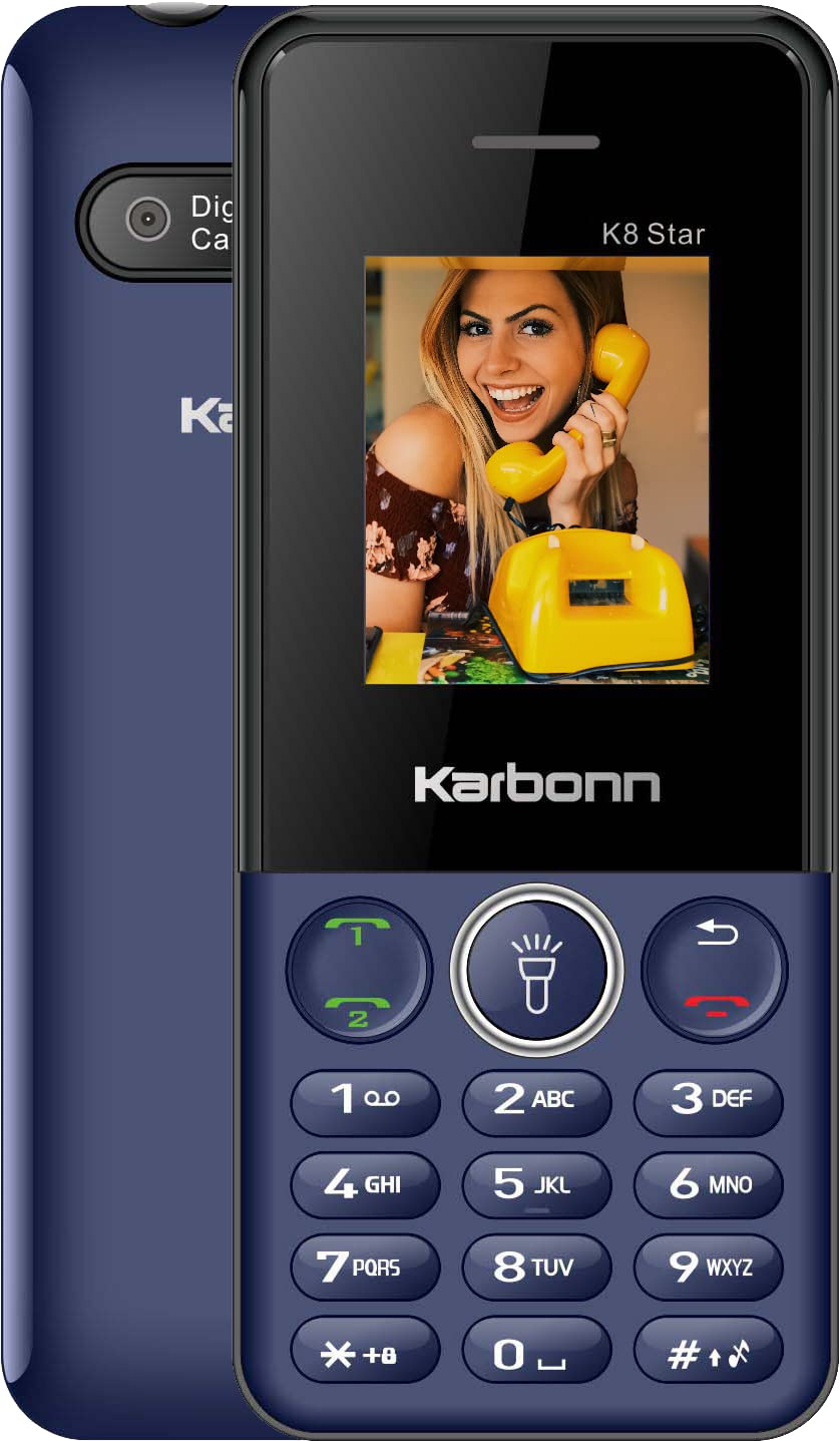 K8 Star (Blue), 1800mAh Big Battery, Dual Sim, 1.8 Inch, Wireless FM with Recording, Camera, Basic Phone, 108 Days Replacement Warranty KEYPAD Phone (B0BN5ZCT68) Amazon Price History, Amazon Price Tracker